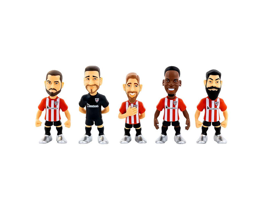pack de 5 joueurs athletic club bilbao minix