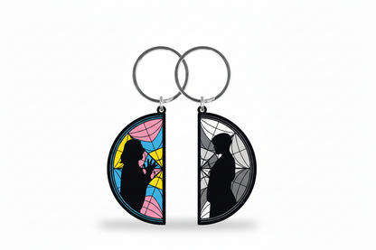 Porte-clés Mercredi - Fenêtre 2-Pack