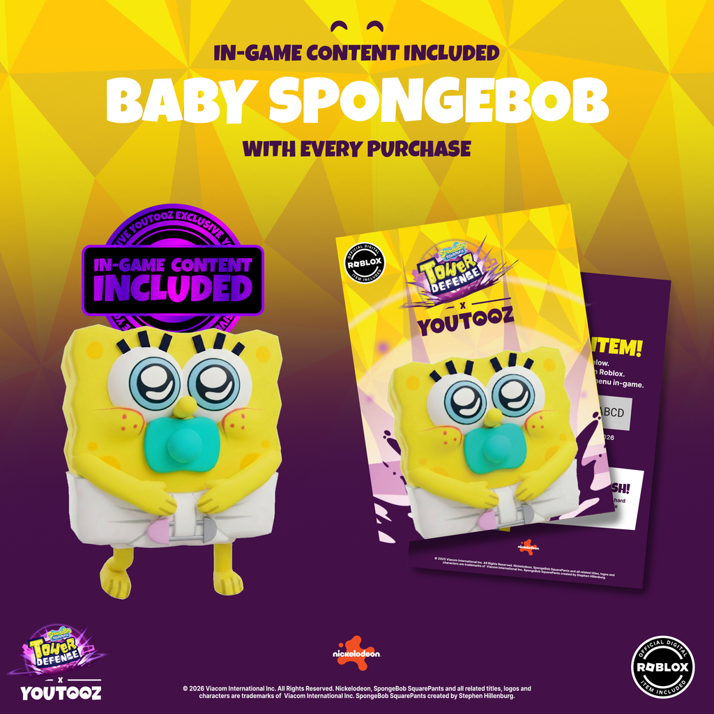 Baby Spongebob Keychain (5in)