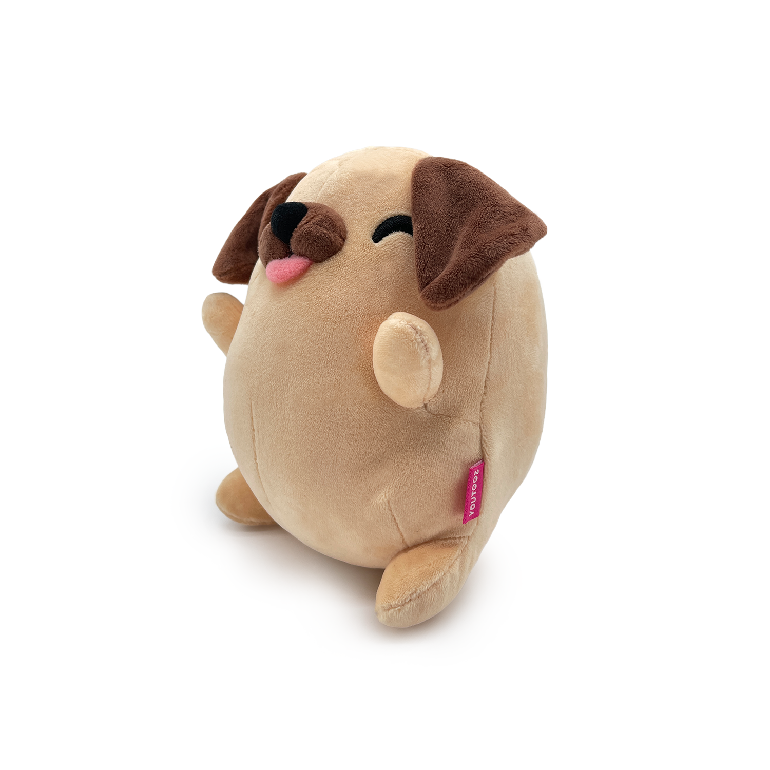 Dude Dans Pug Blep Stickie (6in)