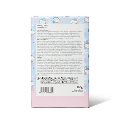 Bougie parfumée Hello Kitty Seasons, Baies Givrées, Couvercle 3D