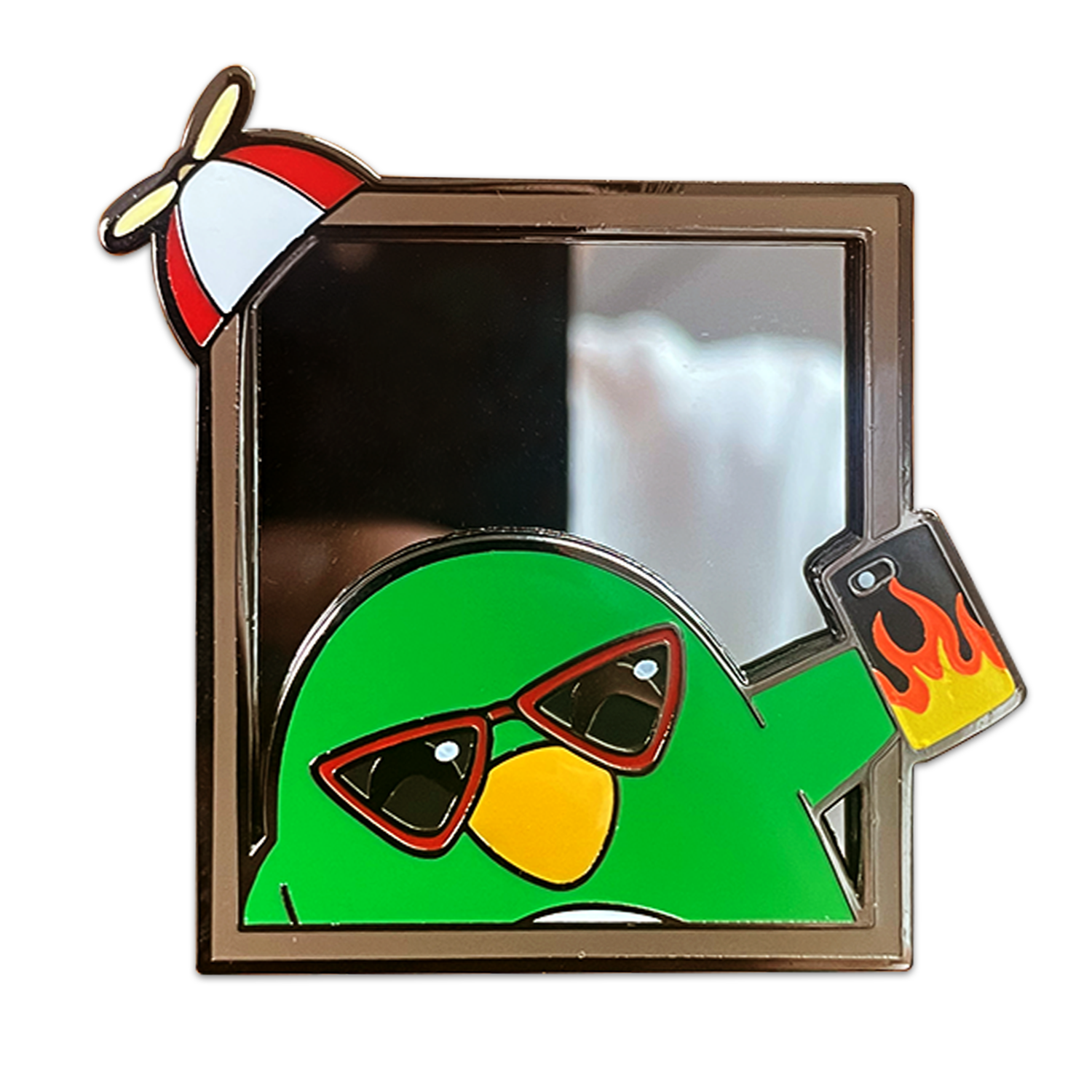 Isaacwhy Selfie Pin