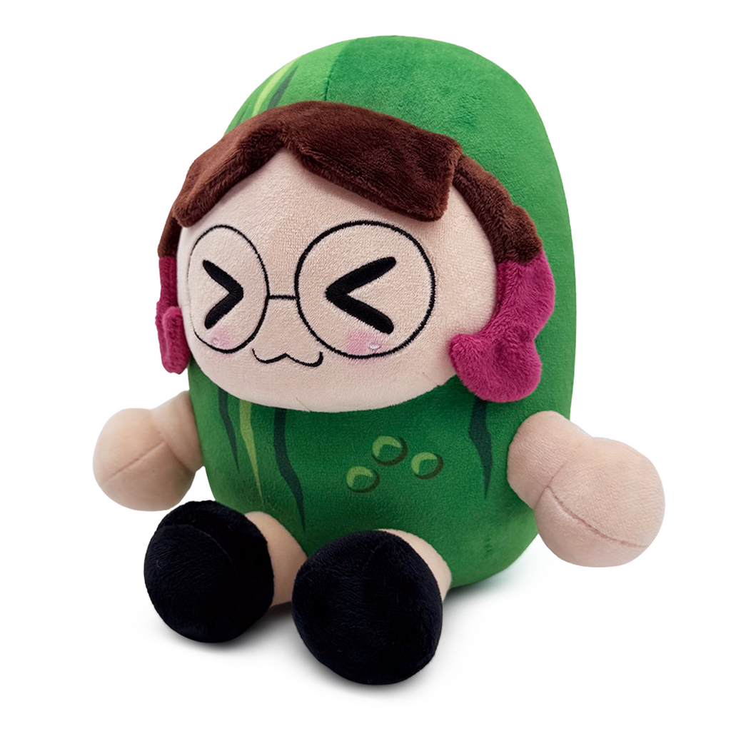 Skeptical Pickle Plush (9in)