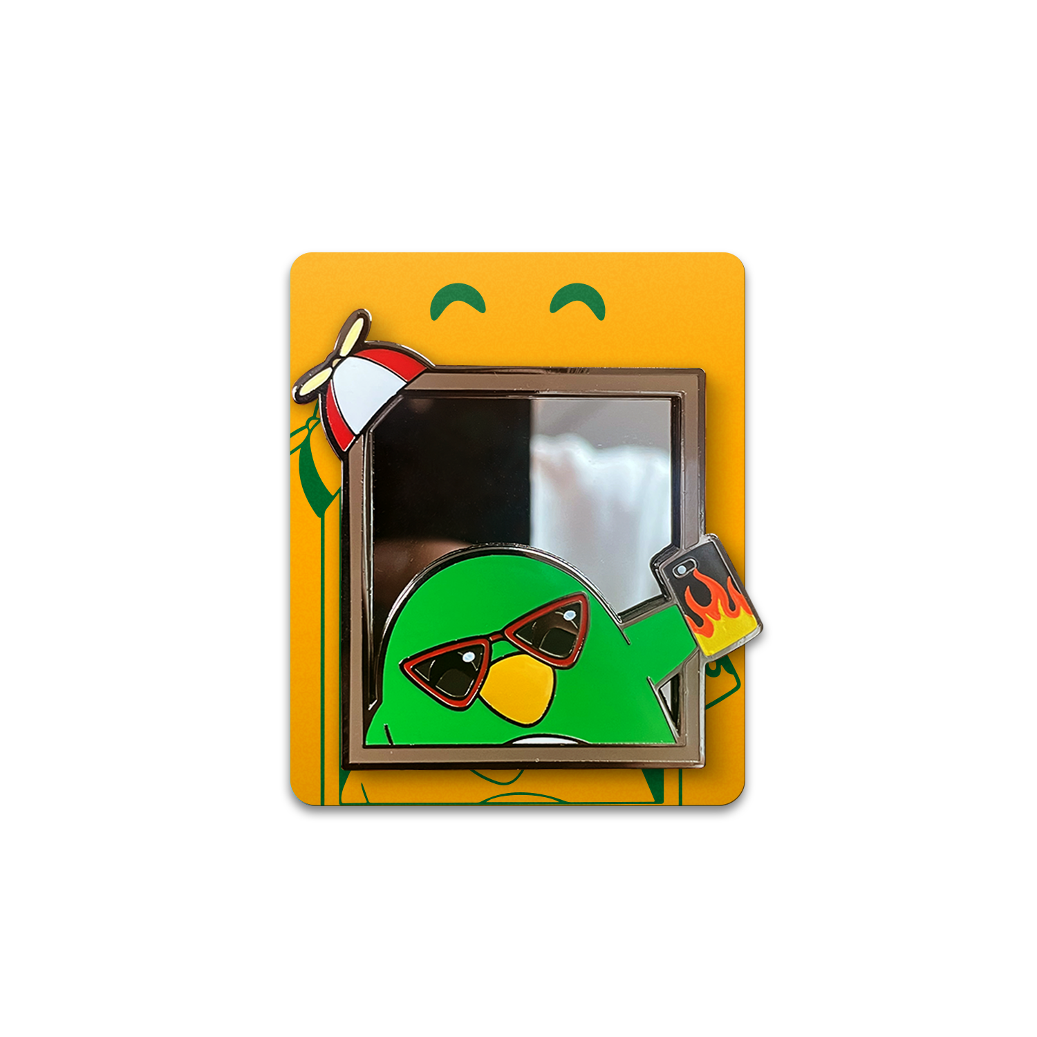 Isaacwhy Selfie Pin