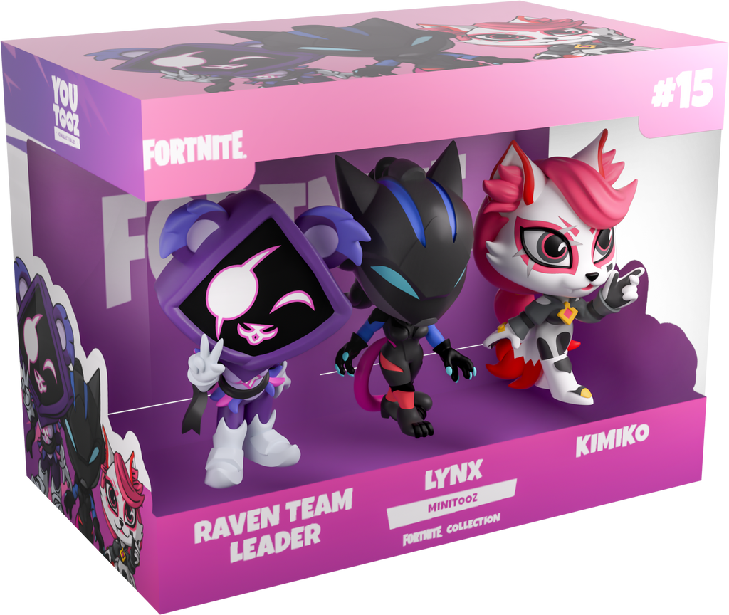 Raven Team Leader, Lynx & Kimiko Minitooz