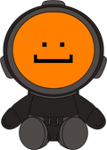 Content Warning Orange Plush (9in)
