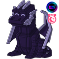Glow in the Dark Obsidian Ender Dragon