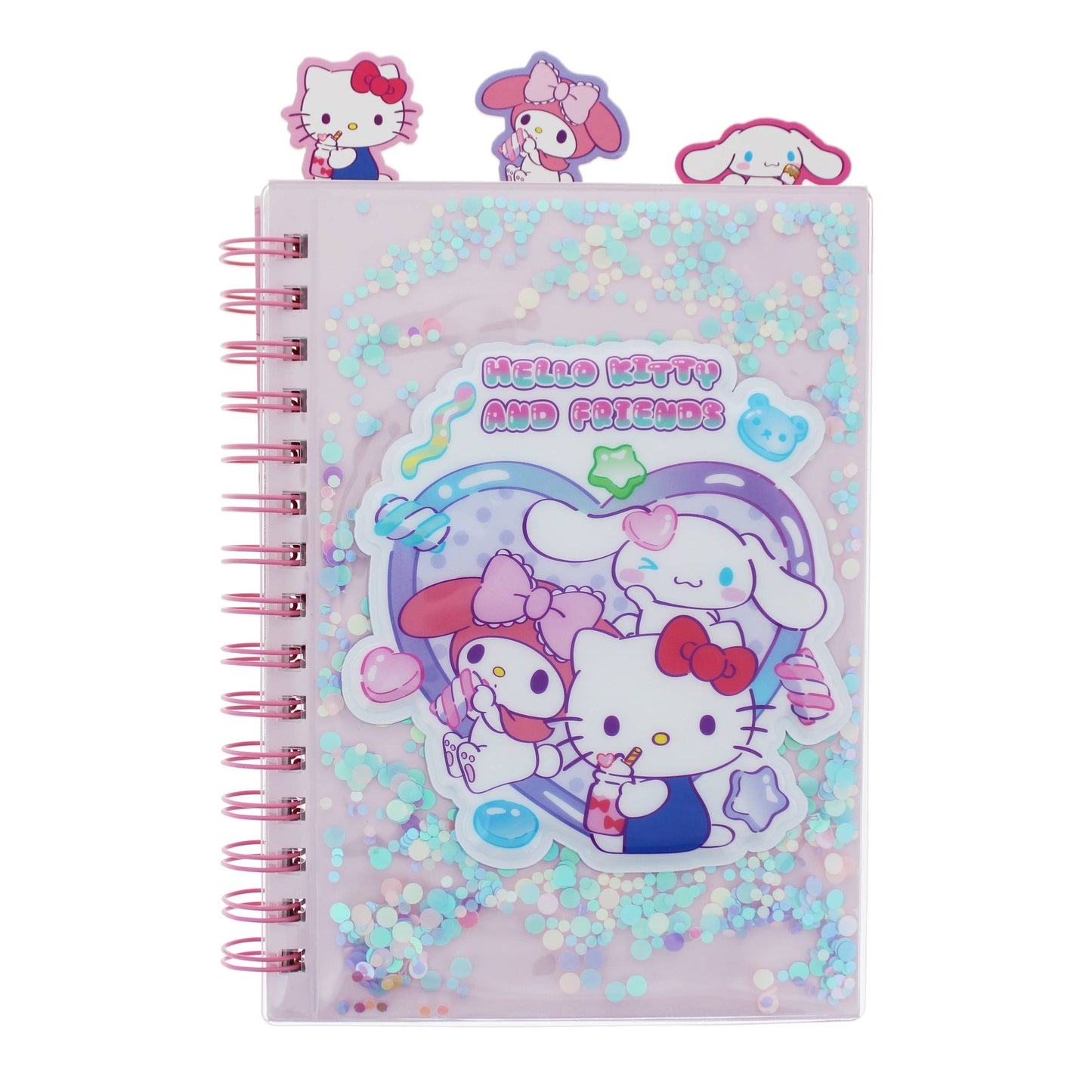 Cahier à paillettes Hello Kitty - Sweets