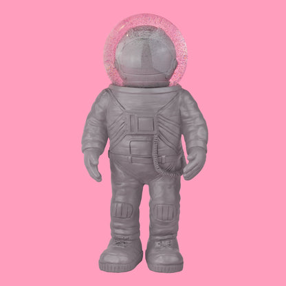 boule a neige astronaute geant gris donkey