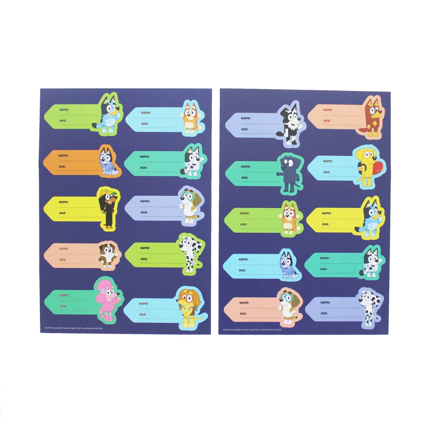 Tableau des – hauteurs de Bluey | Blueprint Collections – vue 9