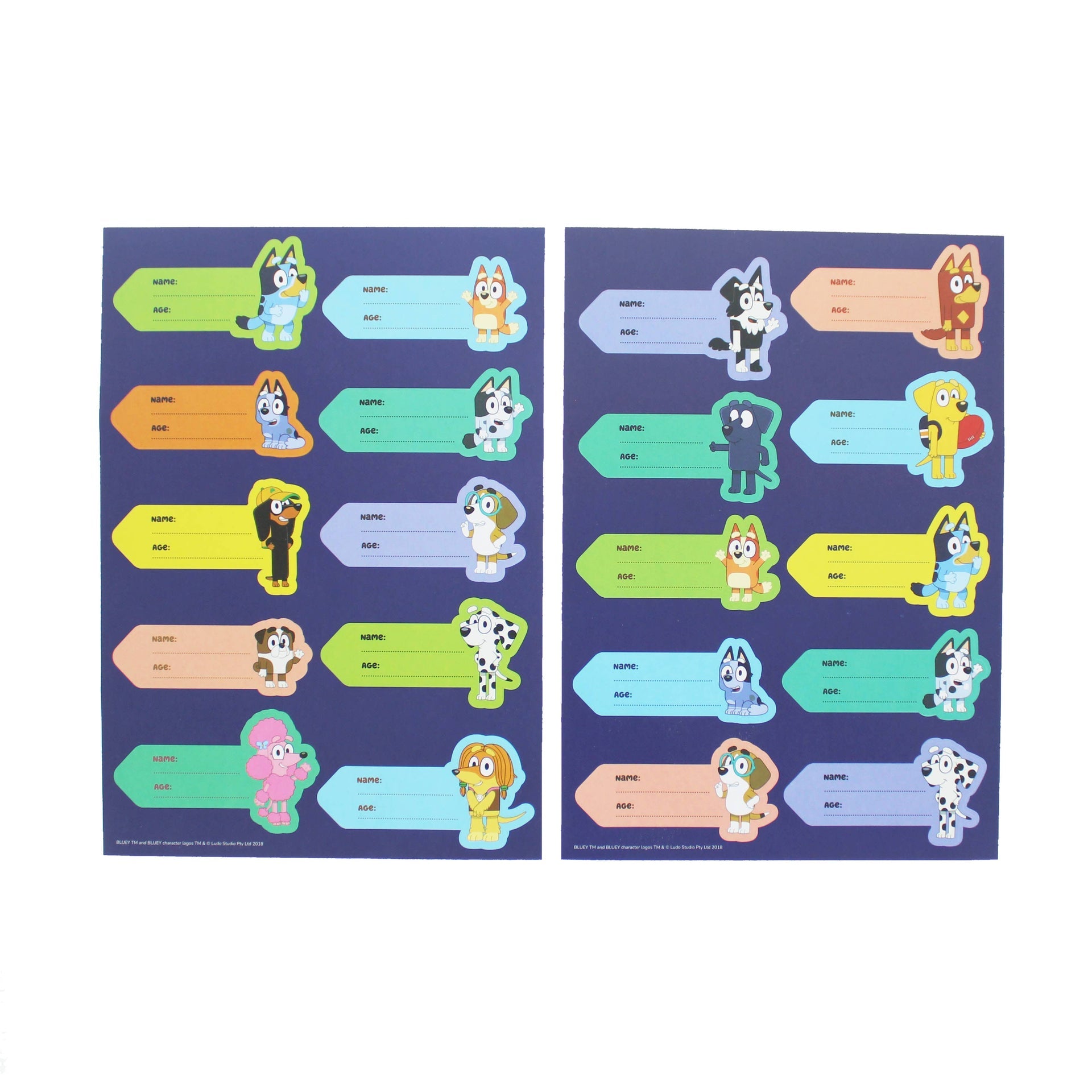 Tableau des – hauteurs de Bluey | Blueprint Collections – vue 9
