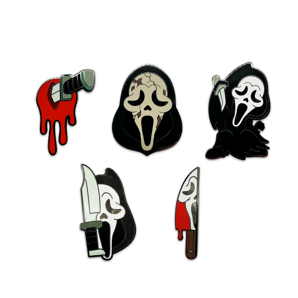 Ghost Face Pin Set