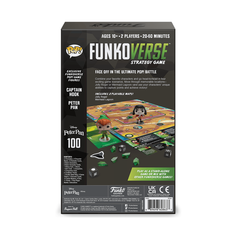 Funko Funkoverse Peter Pan 100 2-Pack - Expandalone 'UK' – Disney