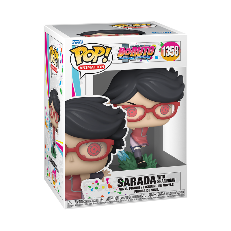 pop sarada with sharingan 1358