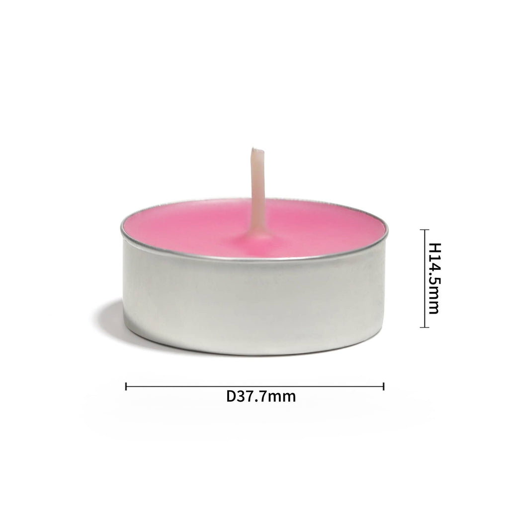 Bougies chauffe-plat roses Hello Kitty, paquet de 50, parfum Ville de rêve