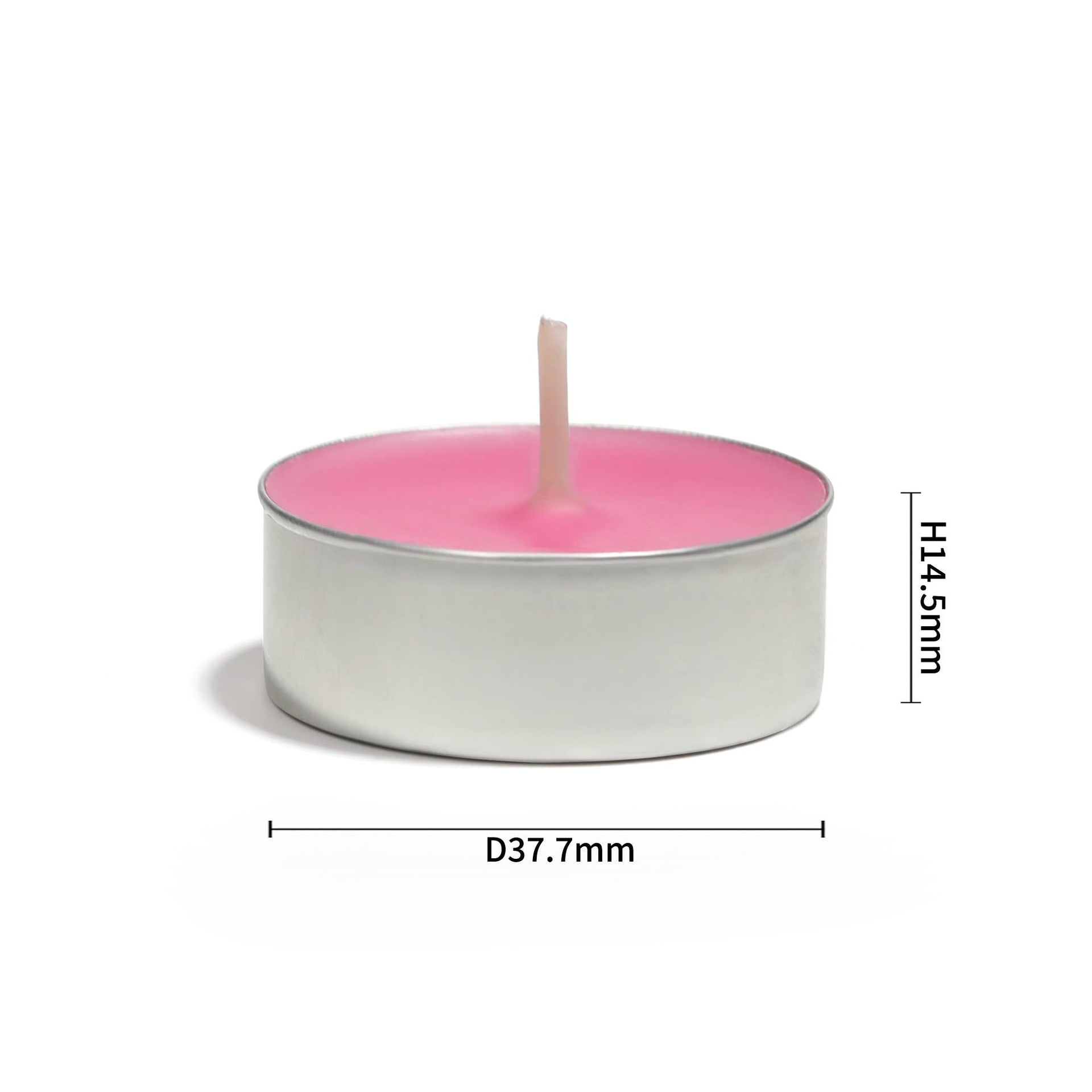 Bougies chauffe-plat roses Hello Kitty, paquet de 50, parfum Ville de rêve