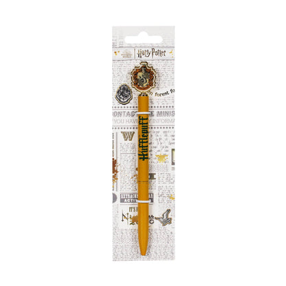 Stylo à bille 2D en métal Harry Potter - Poufsouffle