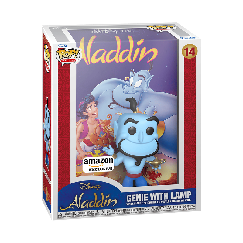 Funko Génie avec sa Lampe (SE) - Pop! VHS Covers – Disney