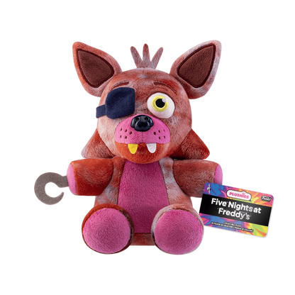 tie dye foxy plush