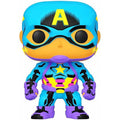 arvel funko pop marvel black light captain america