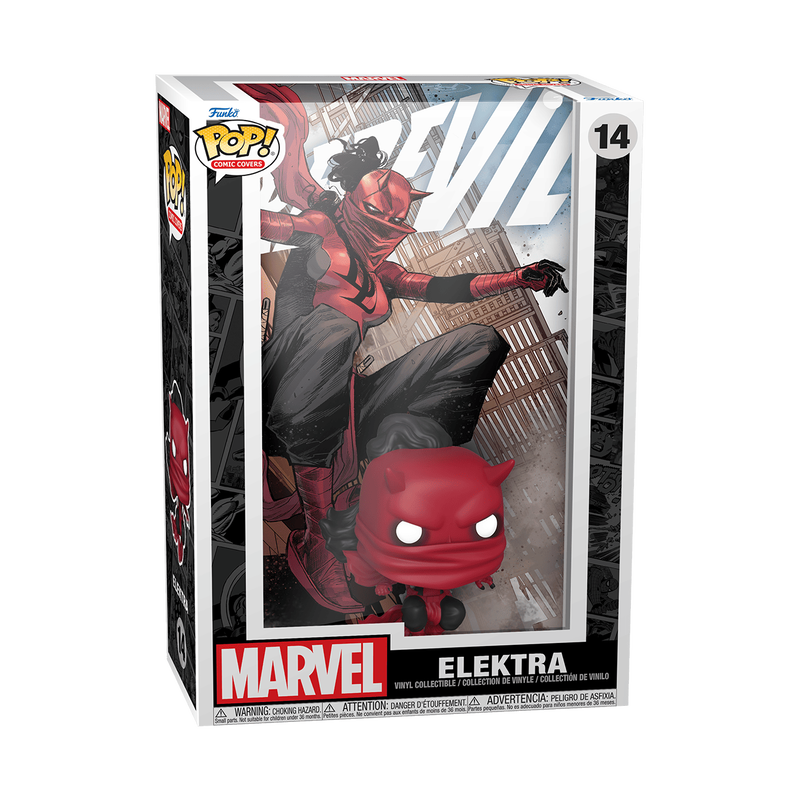 pop comic covers elektra as daredevil 14