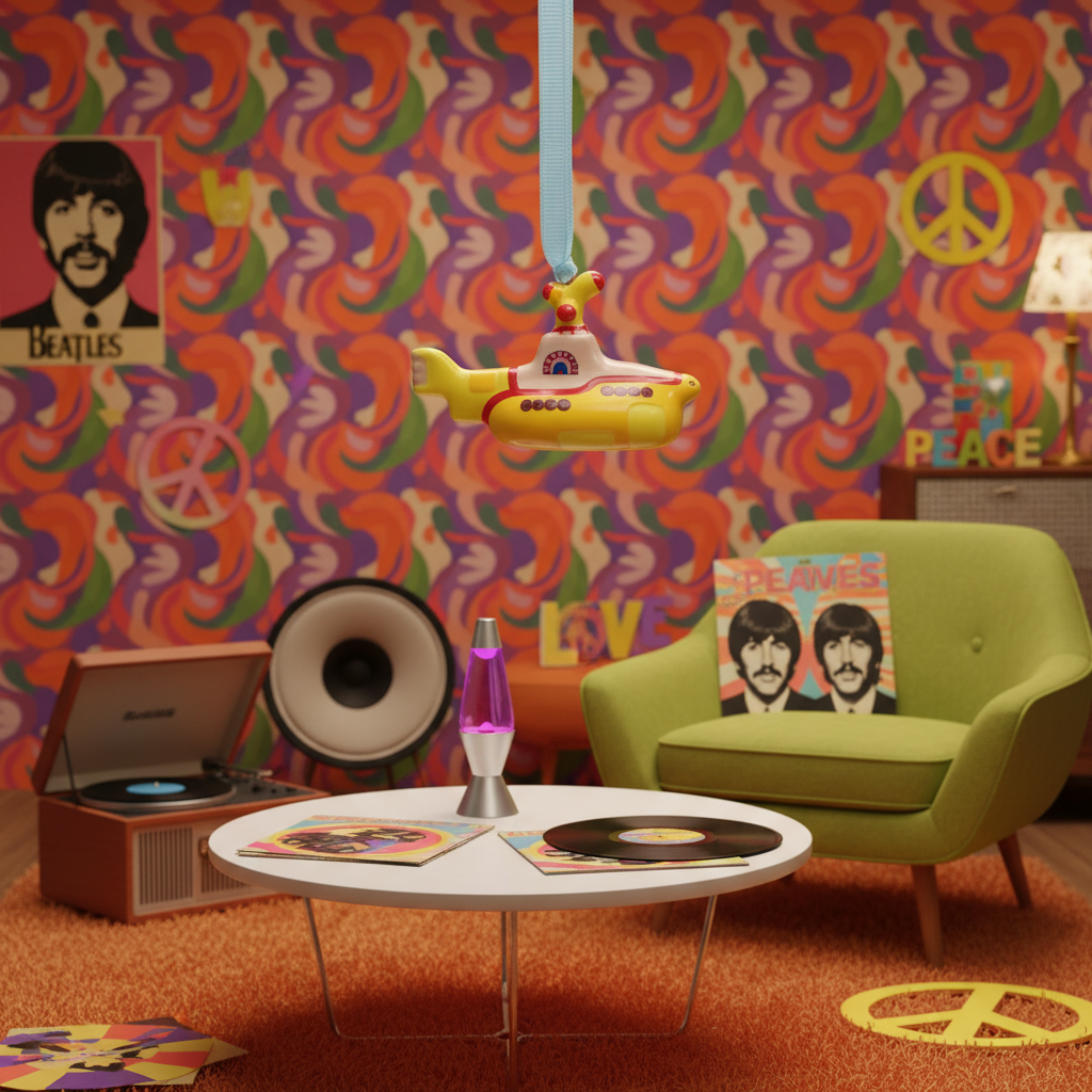 Décoration à suspendre The Beatles - Yellow Submarine