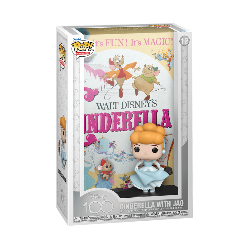 Pop! Movie Poster Cendrillon avec Jaq