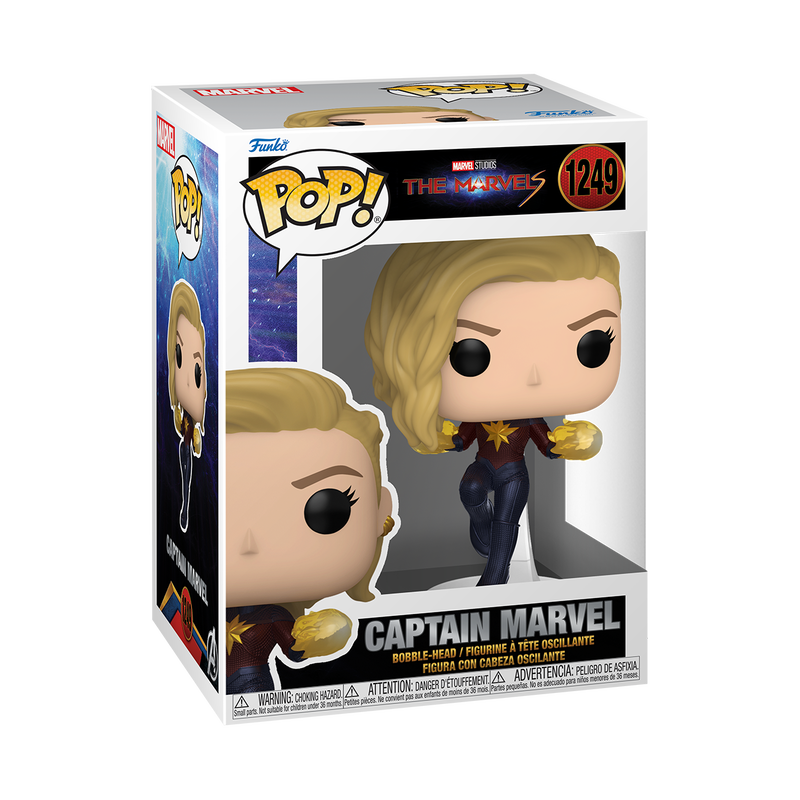 pop captain marvel with fire hands 1249
