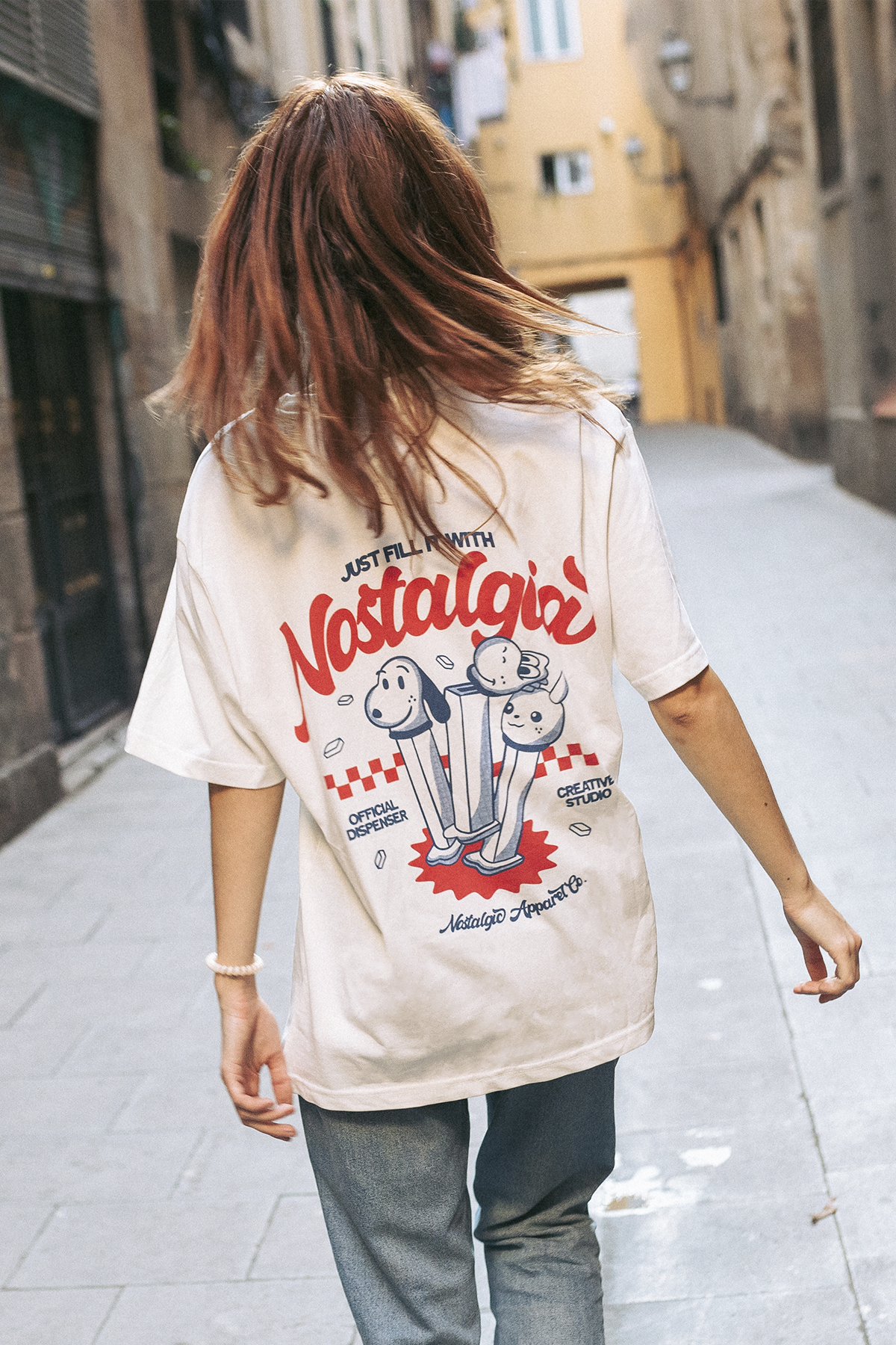 t shirt just fill it with nostalgia nostalgic apparel