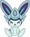 Grey Battle Bunny Plush (9in)