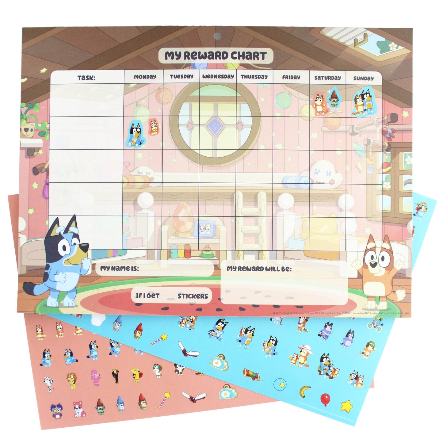 Tableau de – récompenses Bluey | Blueprint Collections – vue 2