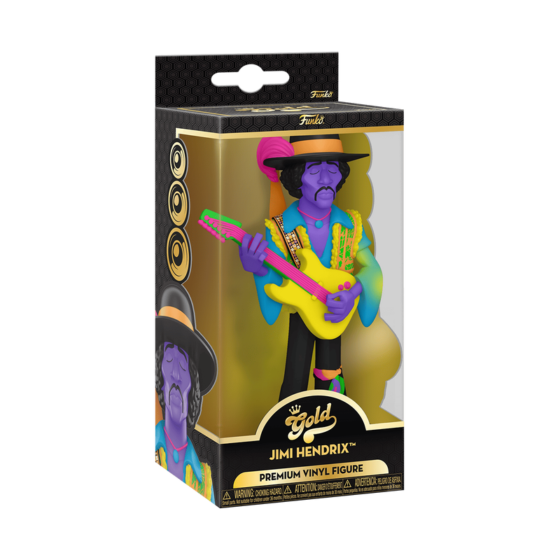 vinyl gold 5 jimi hendrix black light