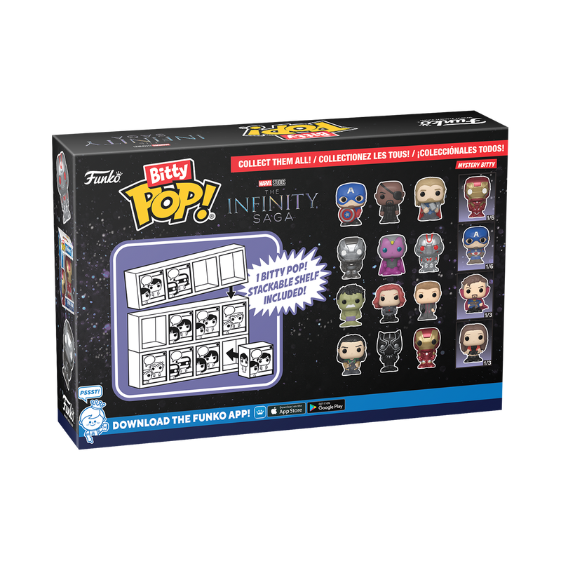 bitty pop marvel the infinity saga 4 pack series 4