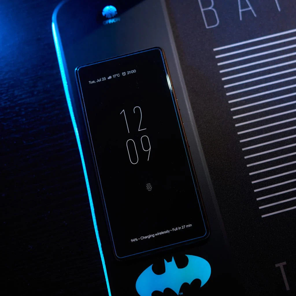 Tapis de jeu géant et Chargeur de téléphone portable - Batman