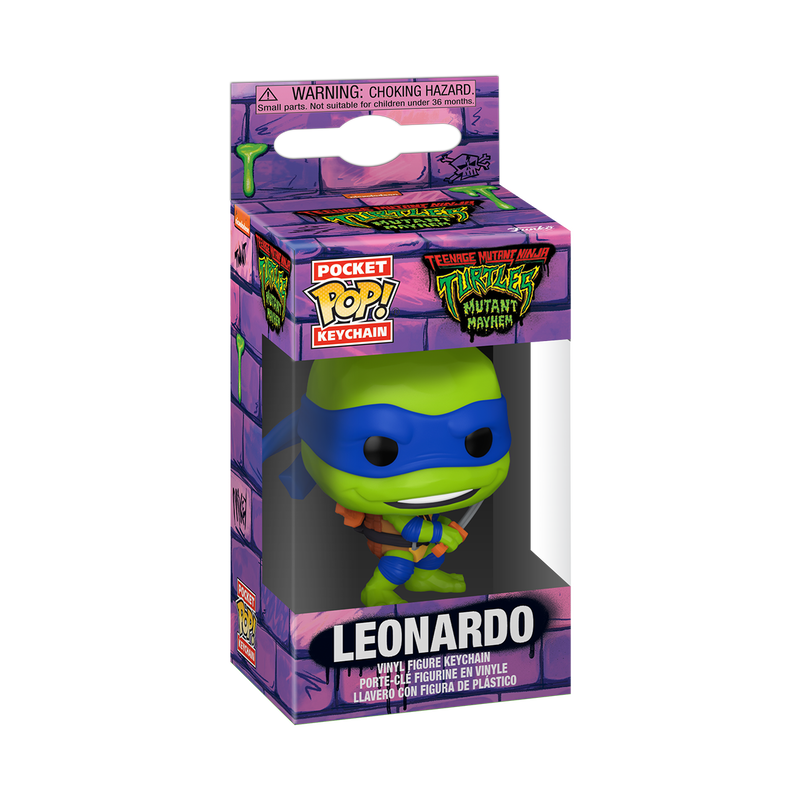 pop keychain leonardo mutant mayhem