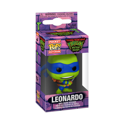 pop keychain leonardo mutant mayhem