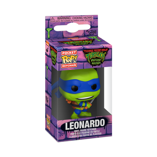 pop keychain leonardo mutant mayhem