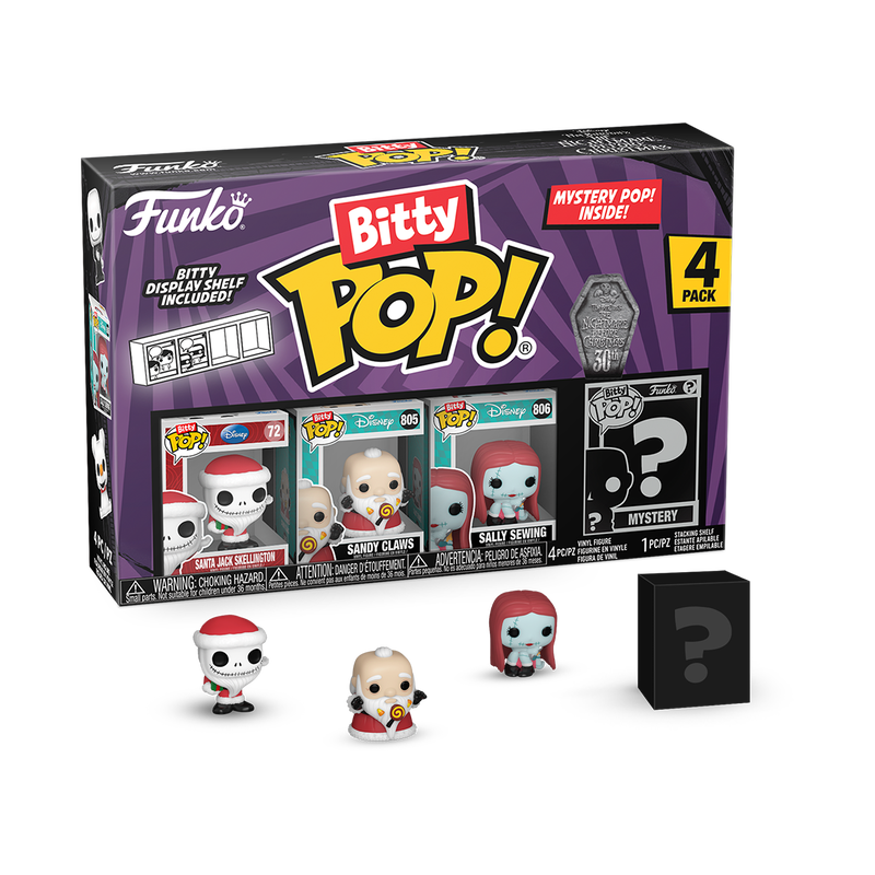 bitty pop the nightmare before christmas 4 pack series 4