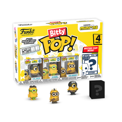 bitty pop minions 4 pack series 1
