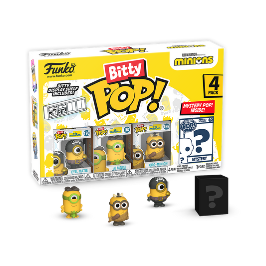 bitty pop minions 4 pack series 1