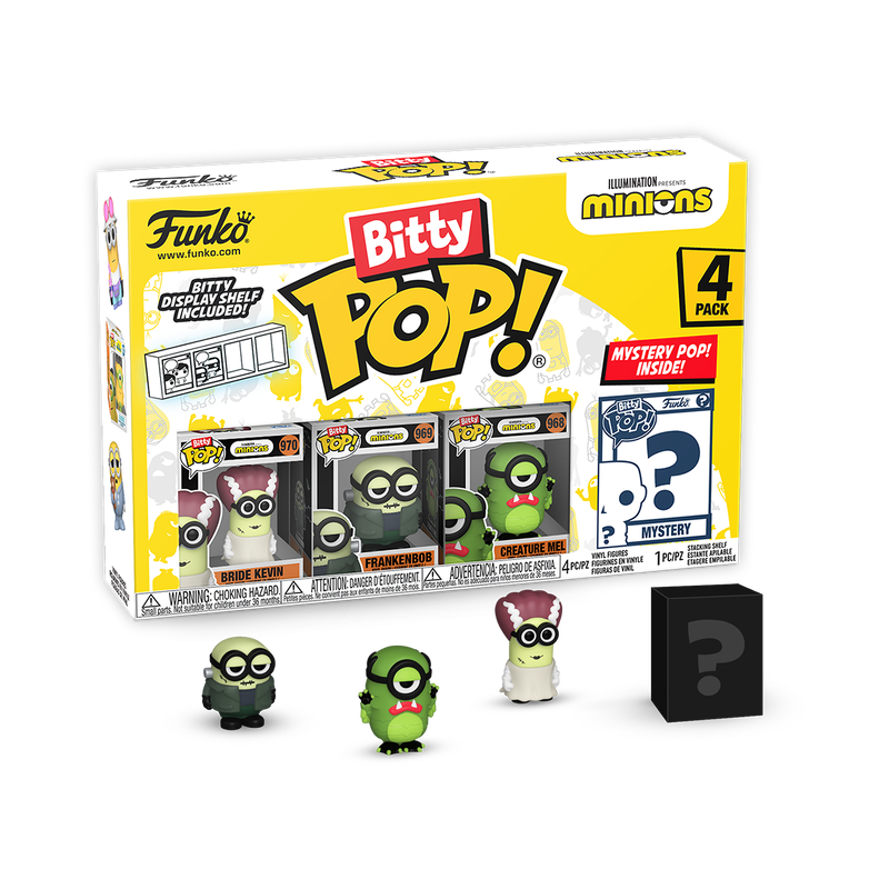 bitty pop minions 4 pack series 2