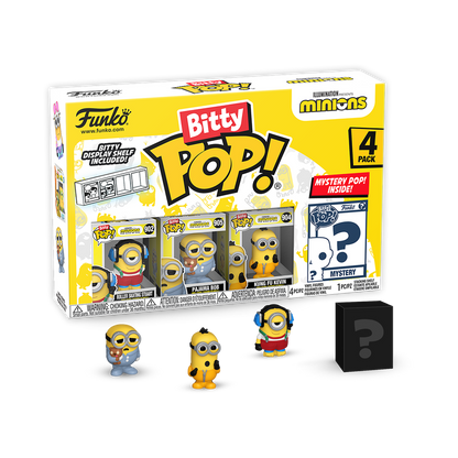 bitty pop minions 4 pack series 3