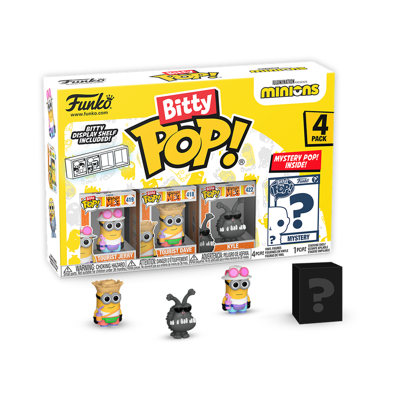 bitty pop minions 4 pack series 4