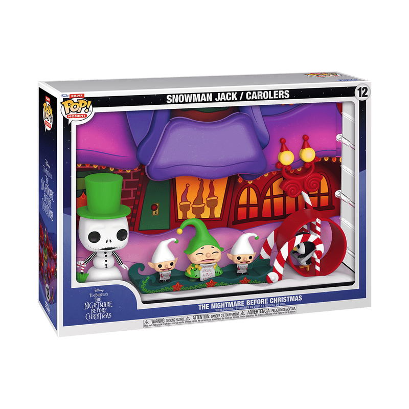 Funko Jack Bonhomme de Neige & Les Chanteurs de Noël - Pop! Moments – L'Étrange Noël de monsieur Jack