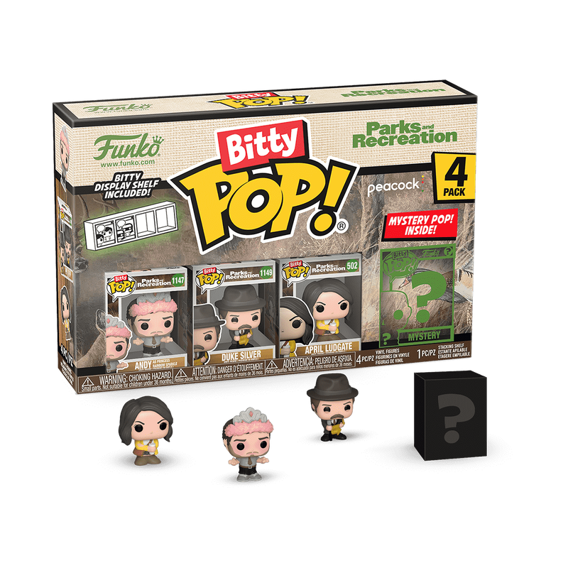 bitty pop parks and recreation 4 pack series 1