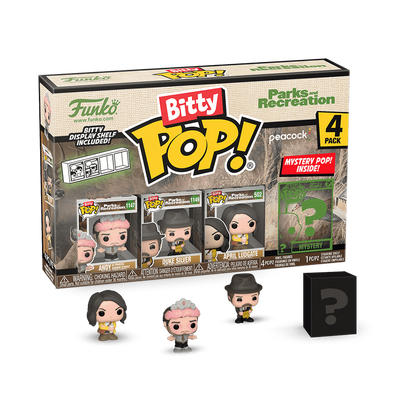 bitty pop parks and recreation 4 pack series 1