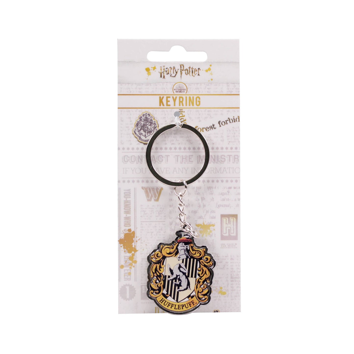 Porte-clés Harry Potter - Blason Poufsouffle