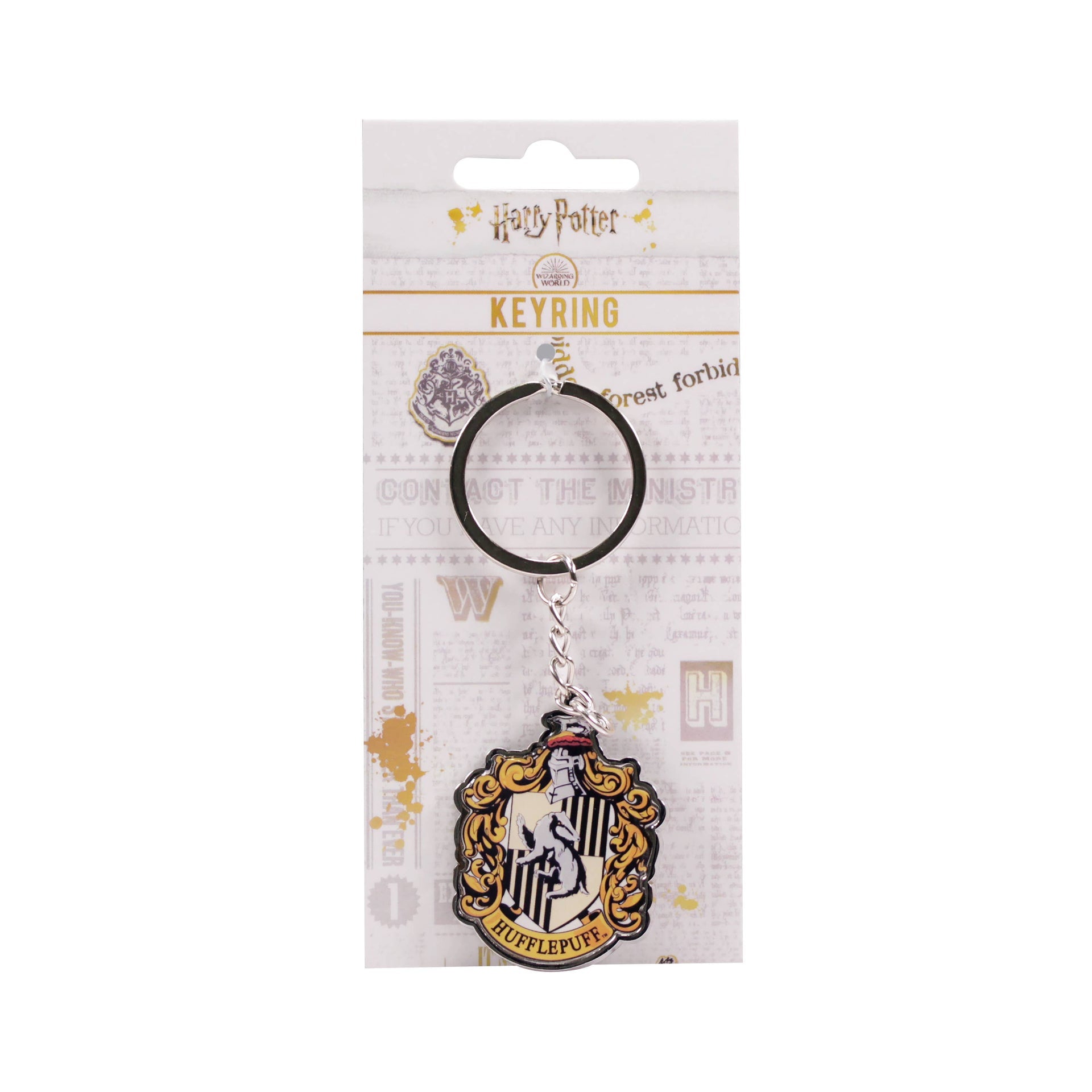 Porte-clés Harry Potter - Blason Poufsouffle
