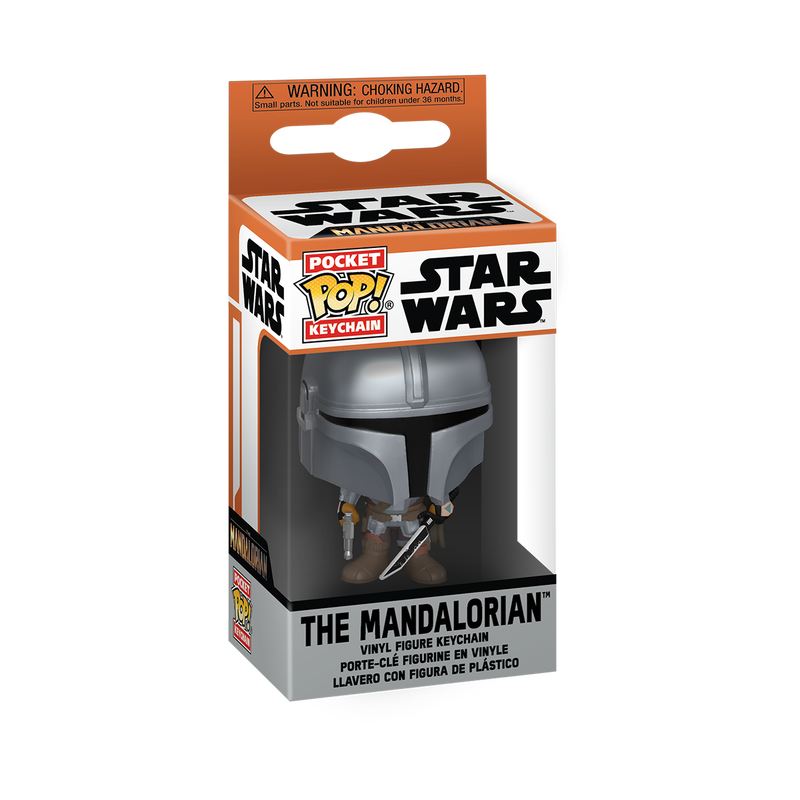 Funko Pop! Keychain The Mandalorian avec Darksaber