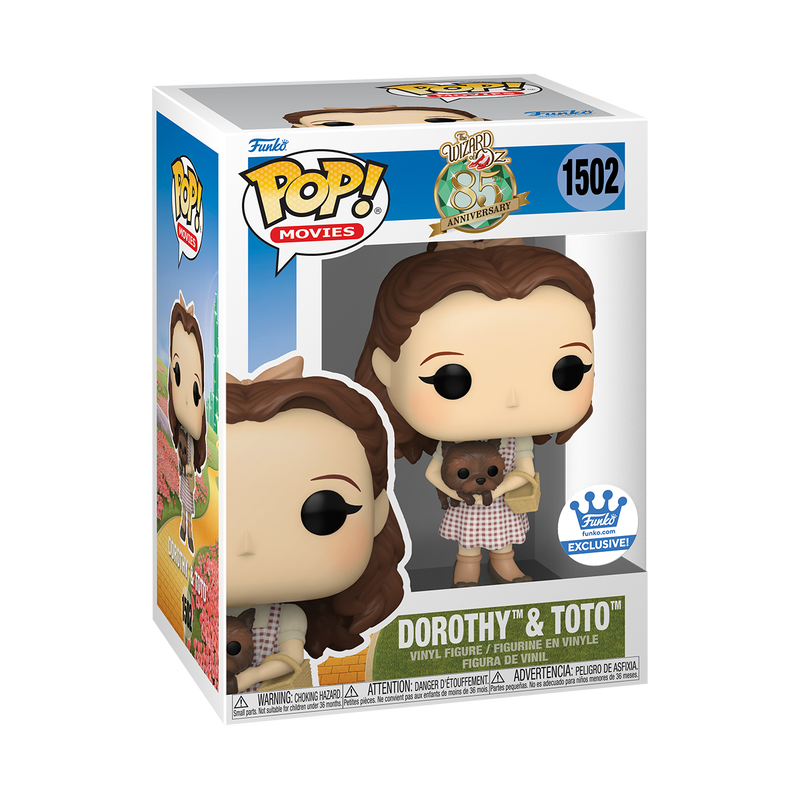 Funko Pop! Dorothy avec Toto (SEPIA) (85ème Anniversaire) – Le Magicien d'Oz